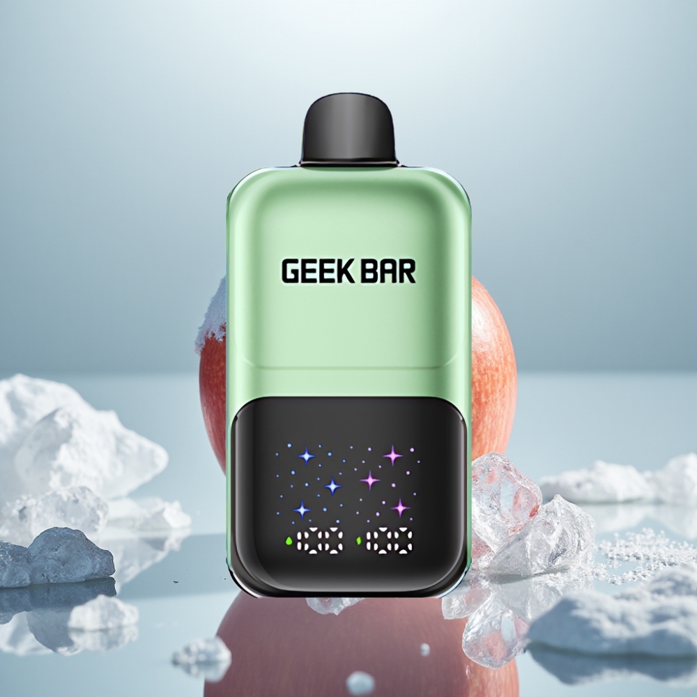GEEK BAR 2GO 50000 Puffs Maçã Dupla A&B Tela Grande Interativa Dual Tanks 20mL GEEK BAR 2GO 50000 Puffs Maçã Dupla A&B Tela Grande Interativa Dual Tanks 20mL