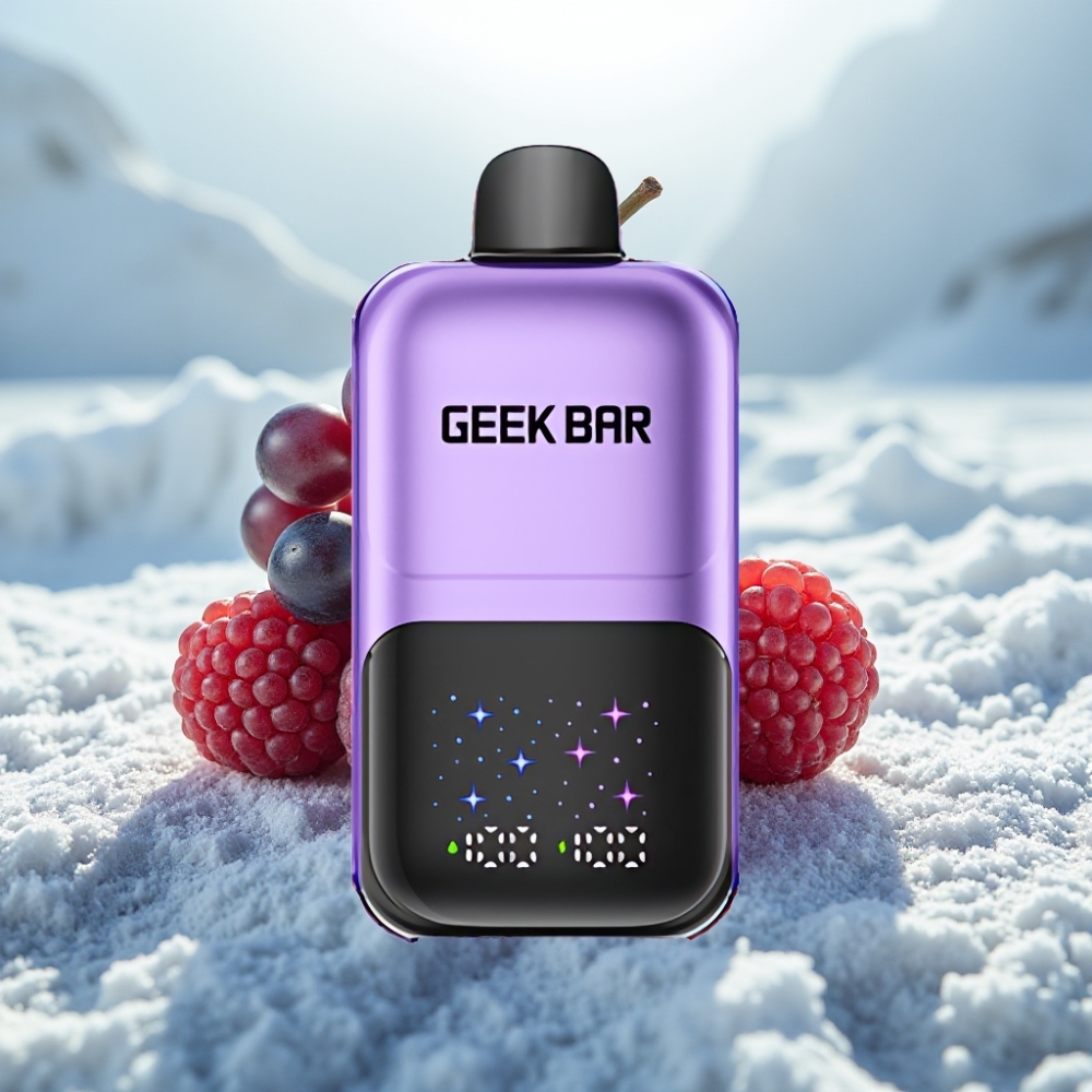 GEEK BAR 2GO 50000 Puffs Uva & Framboesa Tela Grande Dual Tanks 20mL