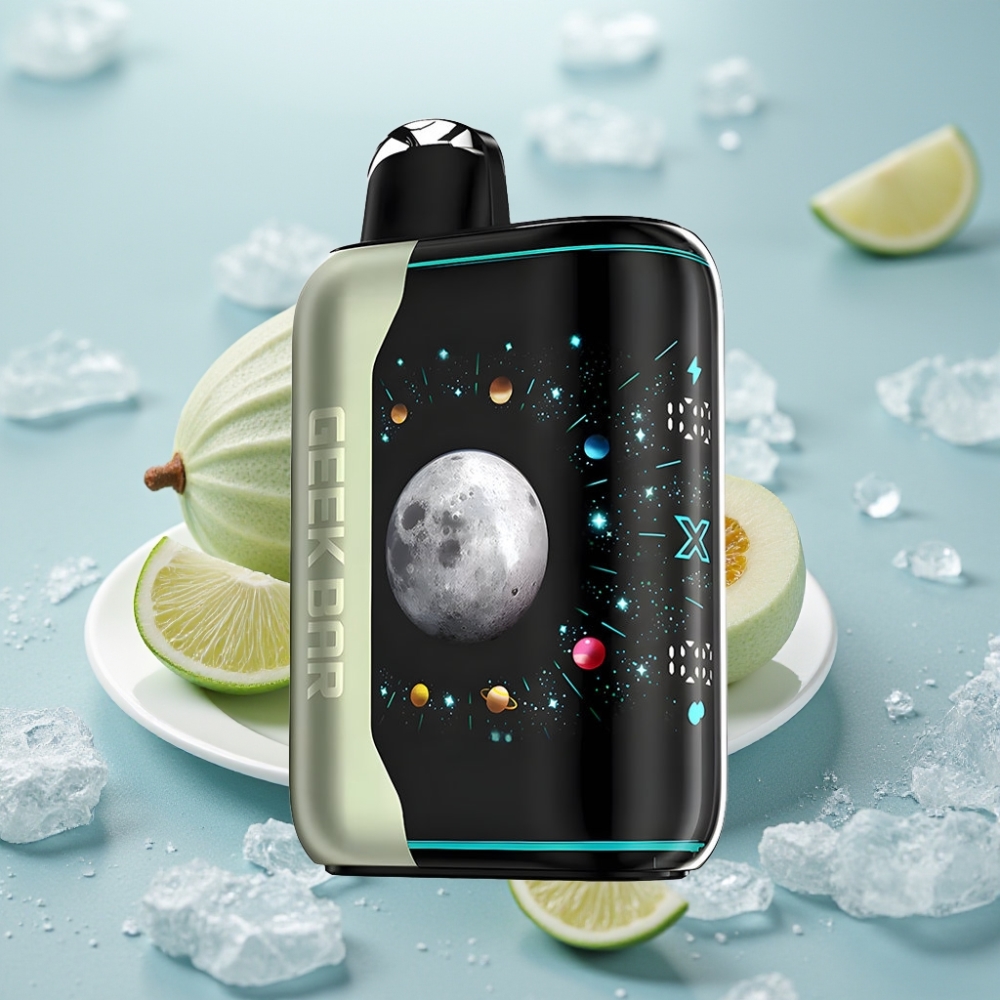 GEEK BAR Platinum Edition 25000 Miami Menta Aço Platina Premium Tela 3D GEEK BAR Platinum Edition 25000 Miami Menta Aço Platina Premium Tela 3D