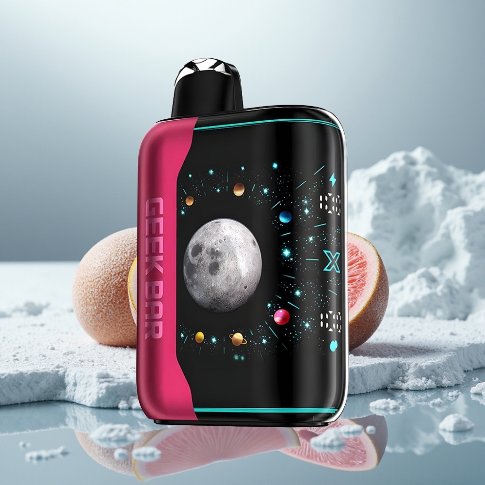 GEEK BAR Platinum Edition 25000 Puffs Pó Rosa Azedo Tela 3D Dinâmica Carregamento Rápido GEEK BAR Platinum Edition 25000 Puffs Pó Rosa Azedo Tela 3D Dinâmica Carregamento Rápido