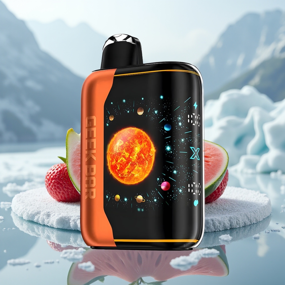 GEEK BAR Platinum Edition 25000 Puffs Sabor Punch Acabamento em Aço Platina Premium GEEK BAR Platinum Edition 25000 Puffs Sabor Punch Acabamento em Aço Platina Premium