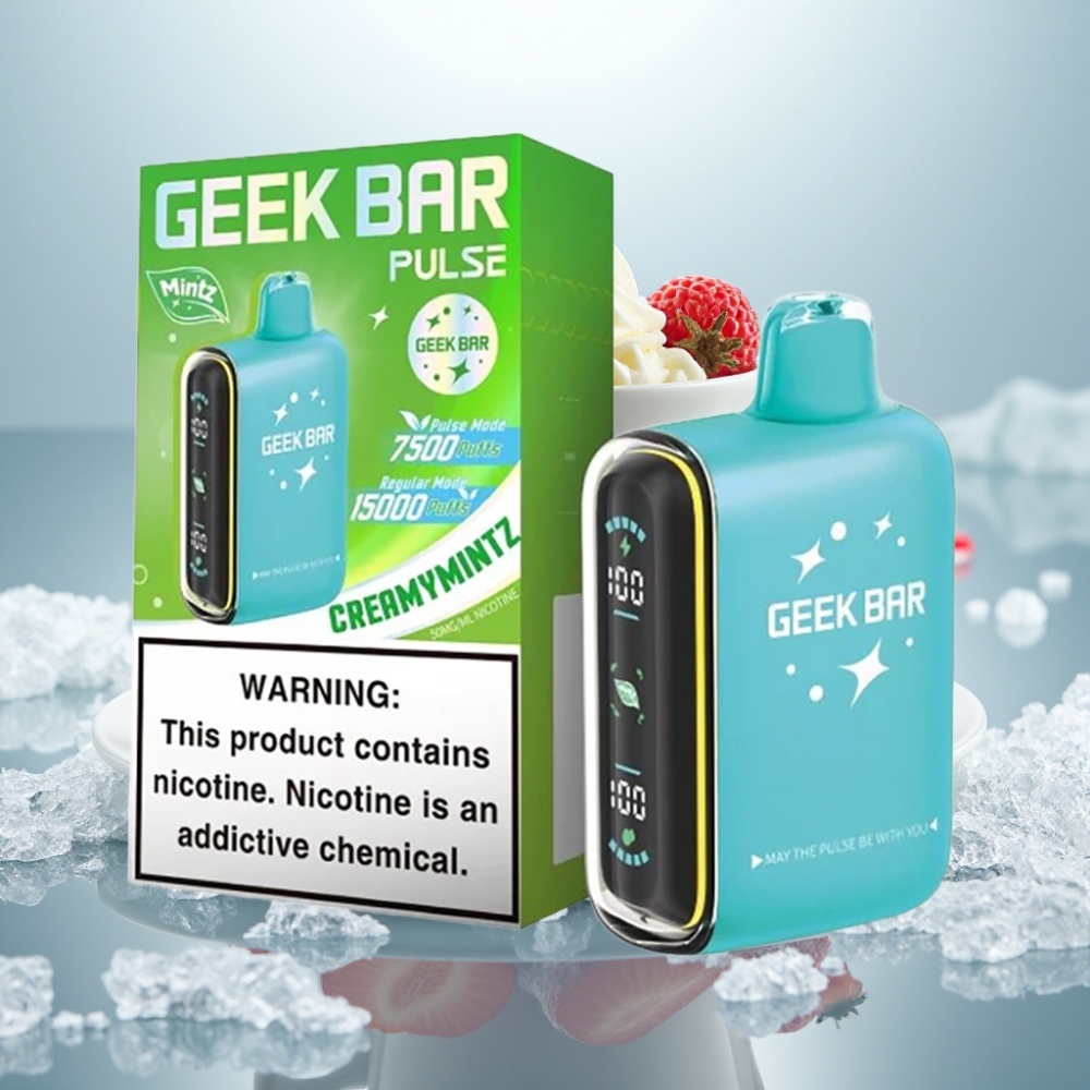 GEEK BAR Pulse 15000 Puffs Sabor Hortelã Capacidade 16ML