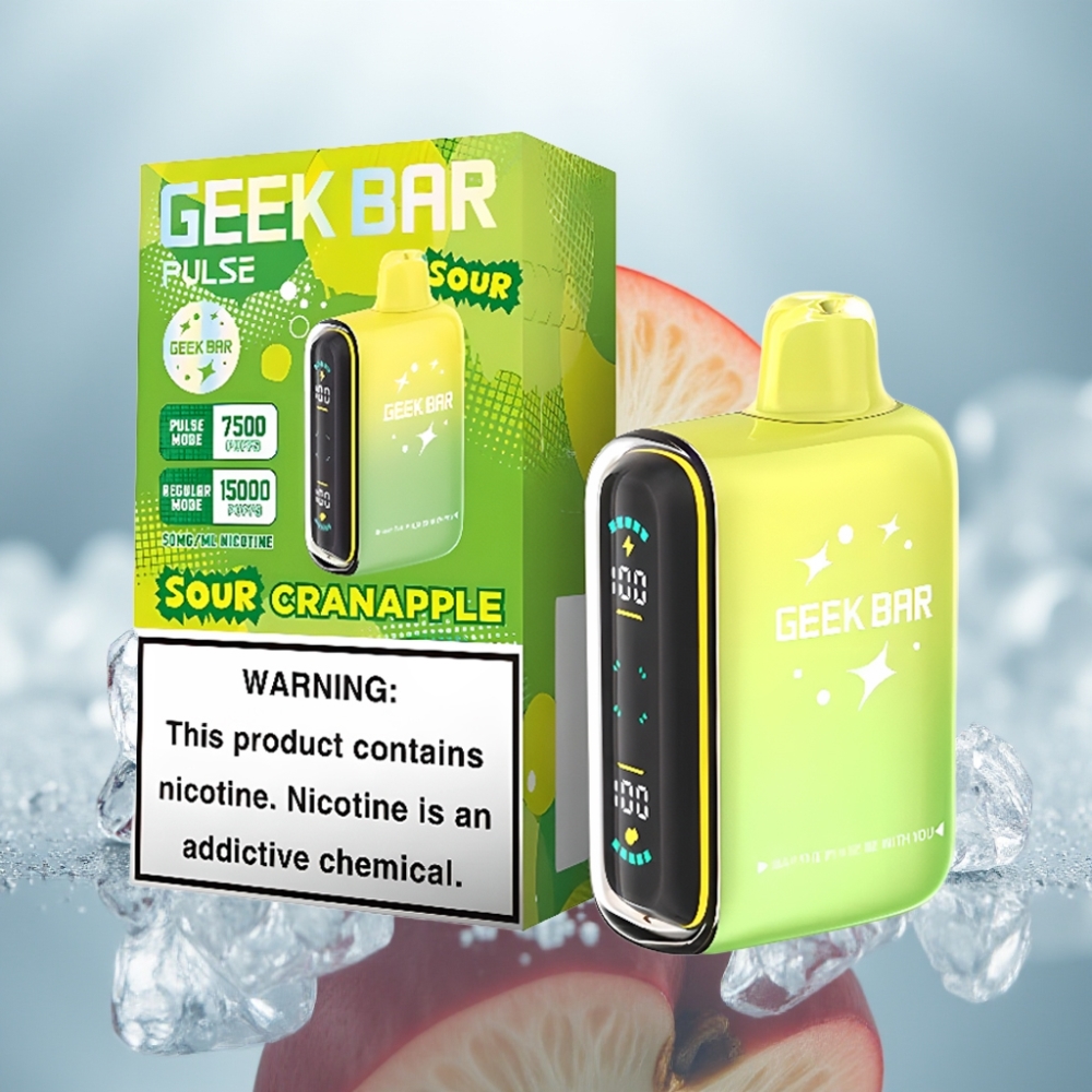 Geek Bar Pulse 15000 Puffs Sabor Azedo Capacidade 16ML