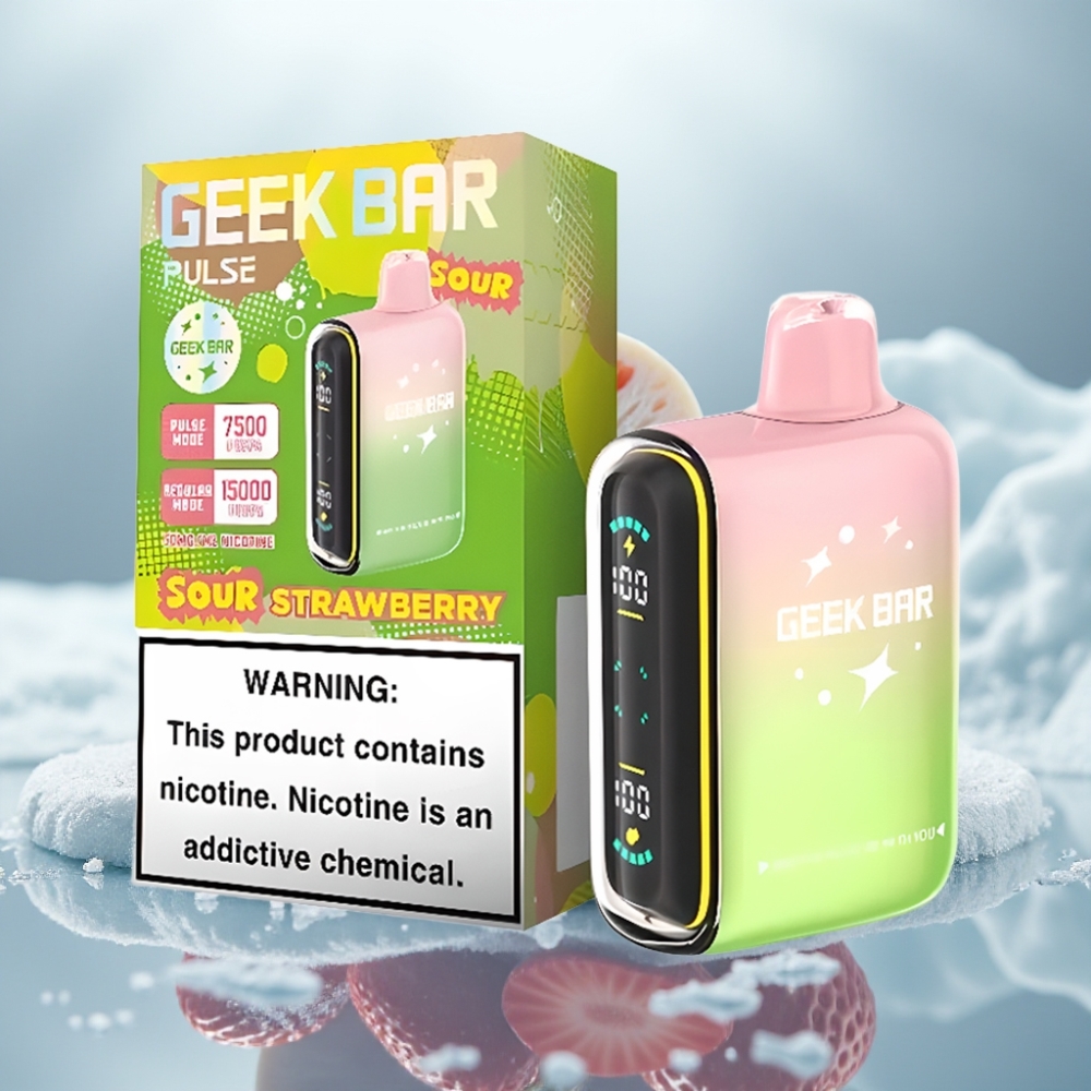 Geek Bar Pulse 15000 Puffs Sabor Azedo Capacidade 16ML