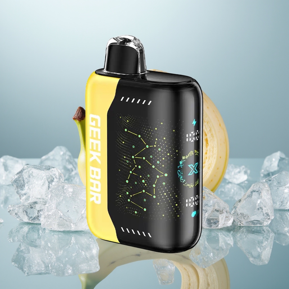 GEEK BAR Pulse X 25000 Puffs Disposable Vape Versão Padrão com 18mL de Líquido e Tela Curva 3D GEEK BAR Pulse X 25000 Puffs Disposable Vape Versão Padrão com 18mL de Líquido e Tela Curva 3D