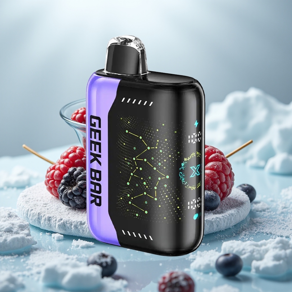 GEEK BAR Pulse X 25000 Puffs Disposable Vape Versão Padrão com 18mL de Líquido e Tela Curva 3D