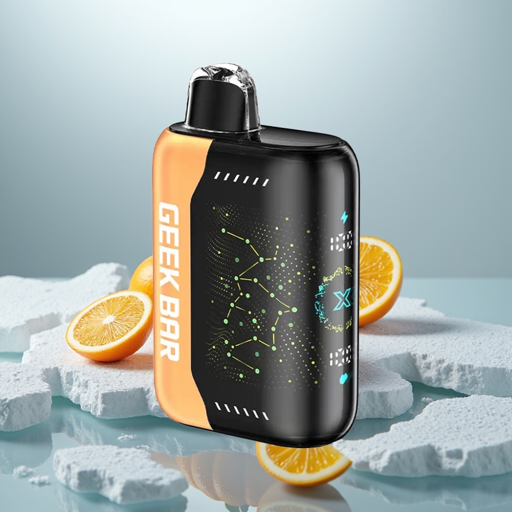 GEEK BAR Pulse X 25000 Puffs Disposable Vape Versão Padrão com 18mL de Líquido e Tela Curva 3D