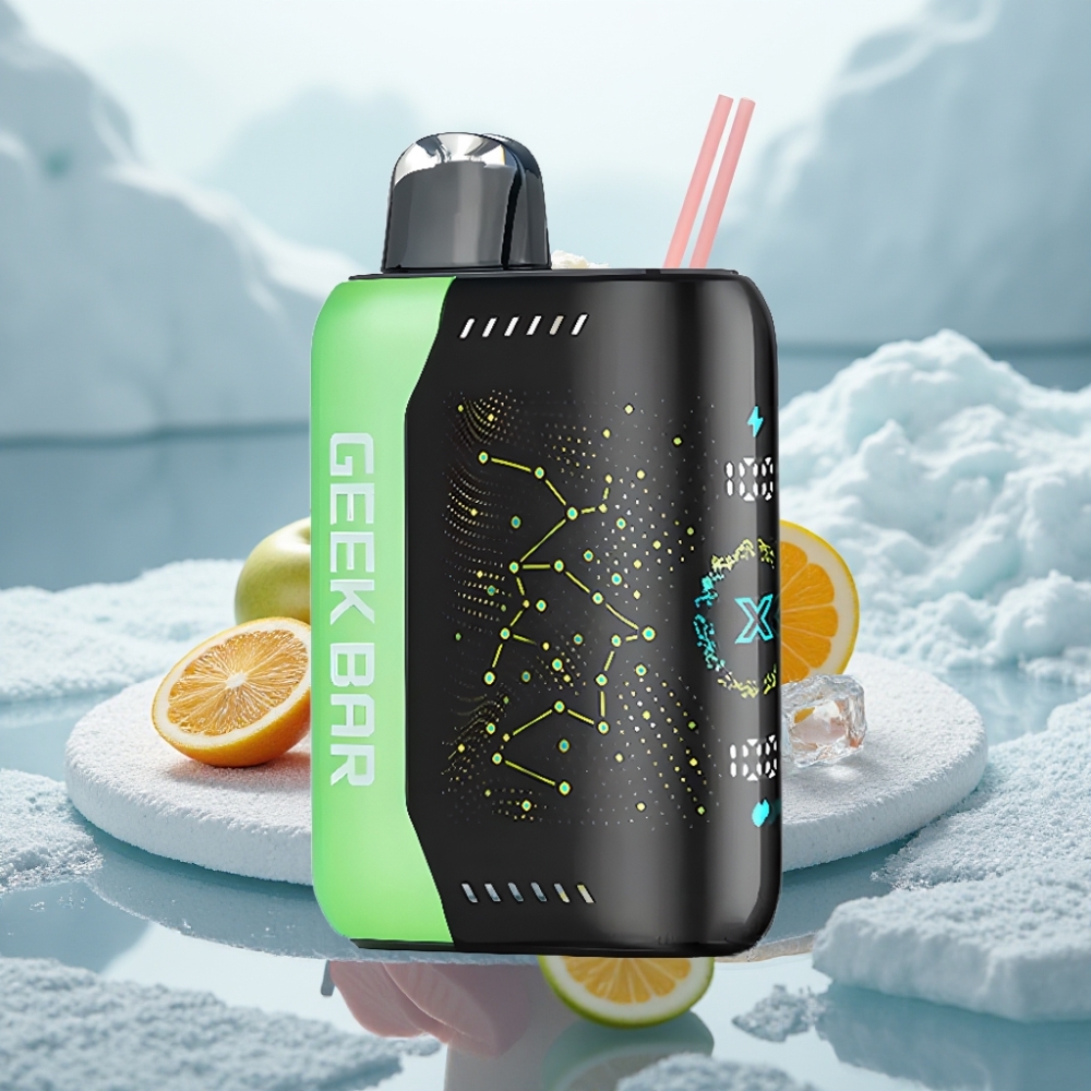 GEEK BAR Pulse X 25000 Puffs Disposable Vape Versão Padrão com 18mL de Líquido e Tela Curva 3D