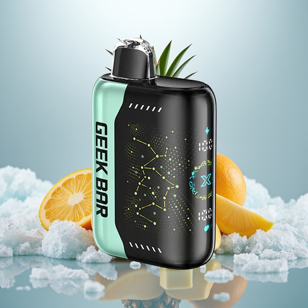 GEEK BAR Pulse X 25000 Puffs Disposable Vape Versão Padrão com 18mL de Líquido e Tela Curva 3D