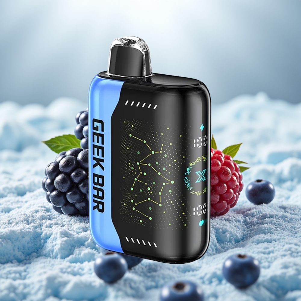 GEEK BAR Pulse X 25000 Puffs Disposable Vape Versão Padrão com 18mL de Líquido e Tela Curva 3D