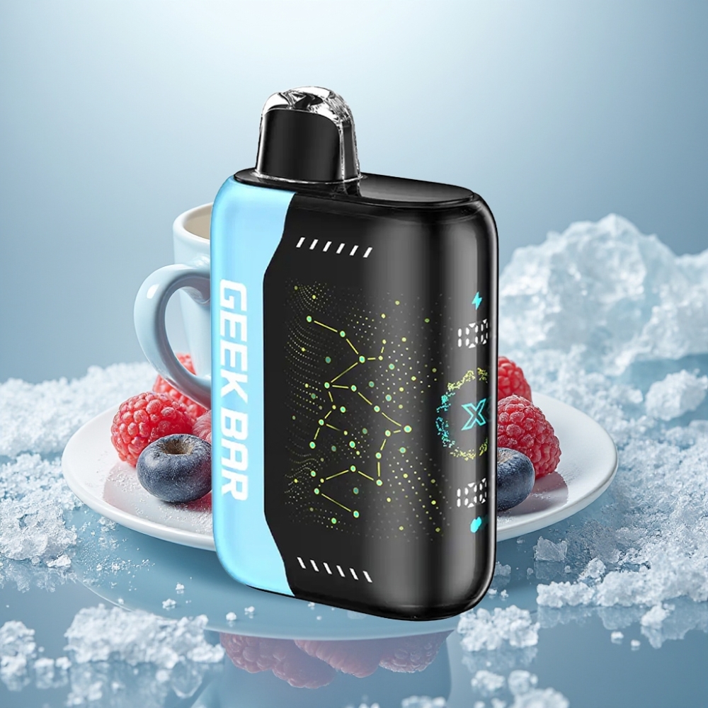 GEEK BAR Pulse X 25000 Puffs Disposable Vape Versão Padrão com 18mL de Líquido e Tela Curva 3D