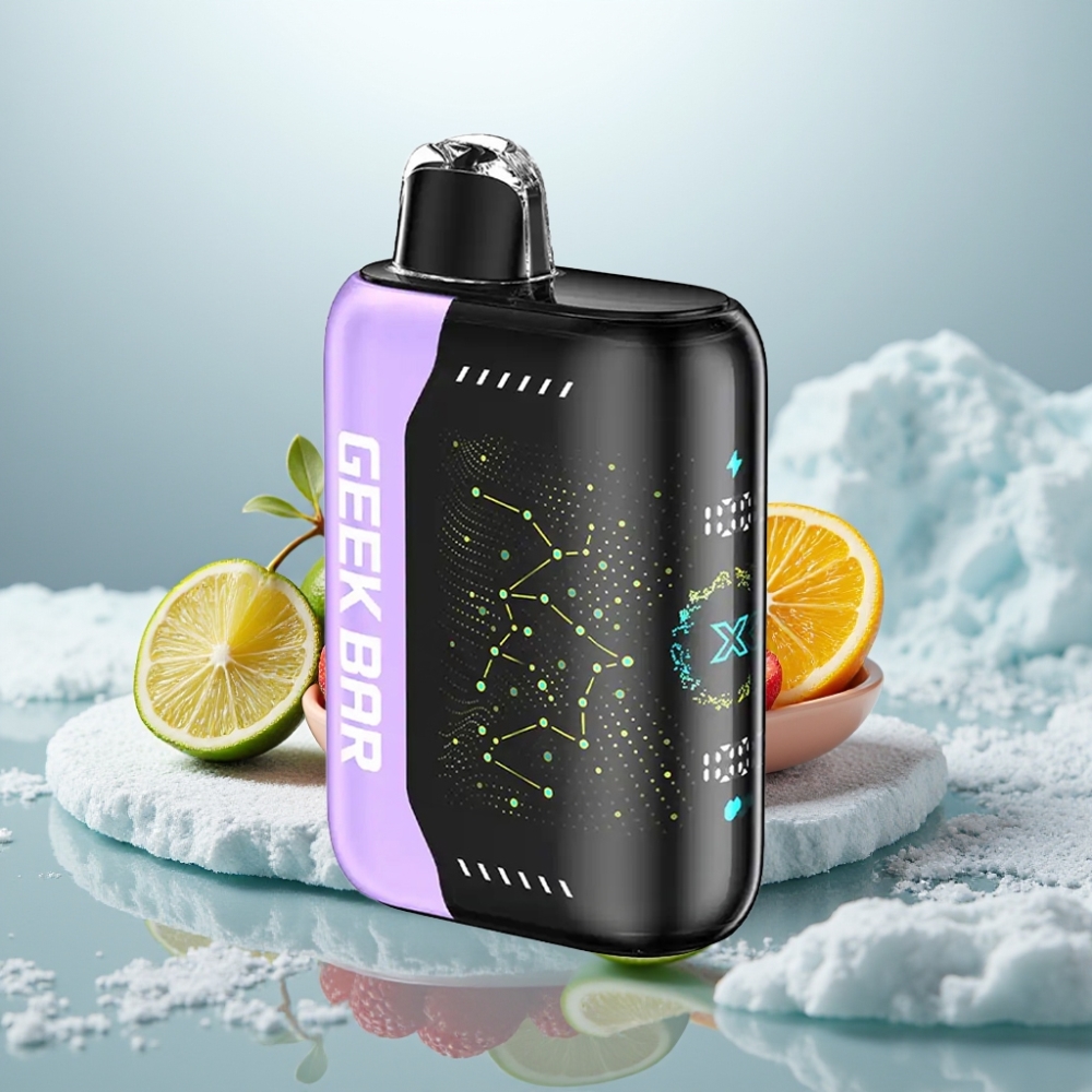 GEEK BAR Pulse X 25000 Puffs Disposable Vape Versão Padrão com 18mL de Líquido e Tela Curva 3D