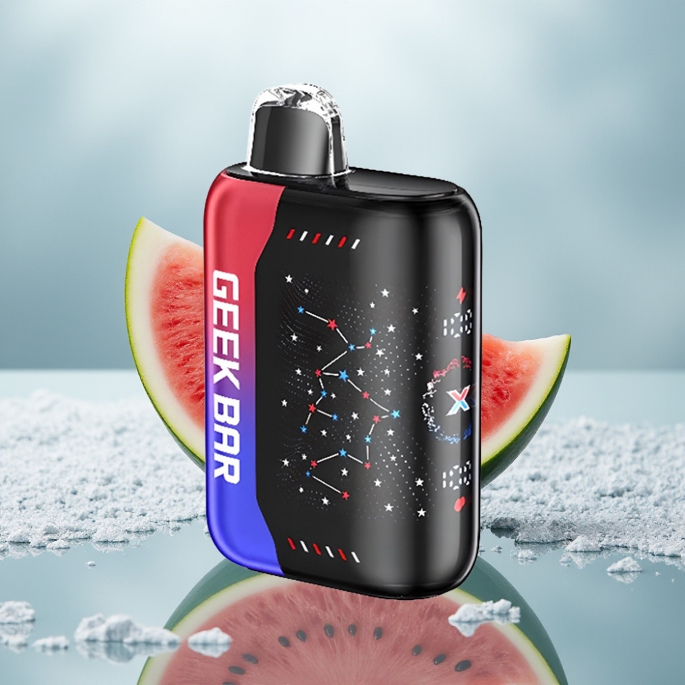 GEEK BAR Pulse X 25000 Sabores Patriot Edição 18mL Tela Curva 3D