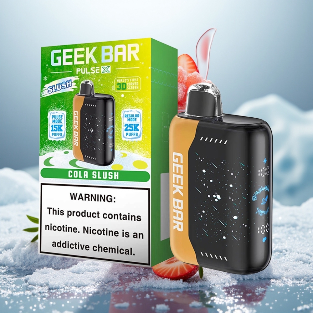 Geek Bar Pulse X 25000 Puffs Slush Edição 18mL Tela Curva 3D