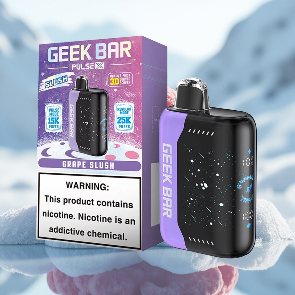 Geek Bar Pulse X 25000 Puffs Slush Edição 18mL Tela Curva 3D