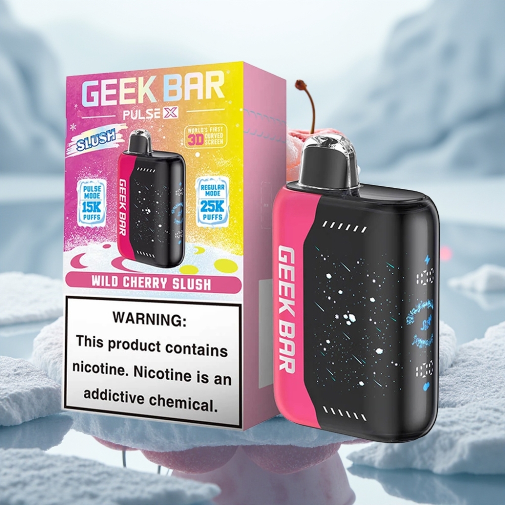Geek Bar Pulse X 25000 Puffs Slush Edição 18mL Tela Curva 3D