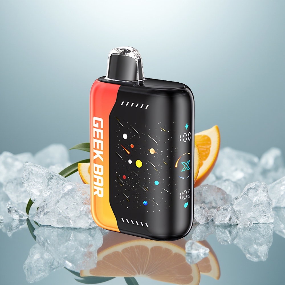 GEEK BAR Pulse X 42K Puffs Dragão Laranja Edição Meteoro Tela Curva 3D GEEK BAR Pulse X 42K Puffs Dragão Laranja Edição Meteoro Tela Curva 3D