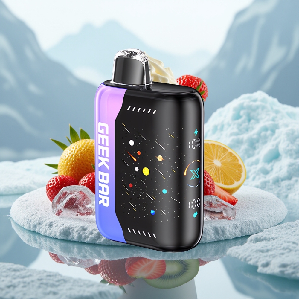 GEEK BAR Pulse X 42K Puffs Meteor Edition Morango Kiwi Gelo e GEEK BAR Pulse X 42K Puffs Meteor Edition GEEK BAR Pulse X 42K Puffs Meteor Edition Morango Kiwi Gelo e GEEK BAR Pulse X 42K Puffs Meteor Edition