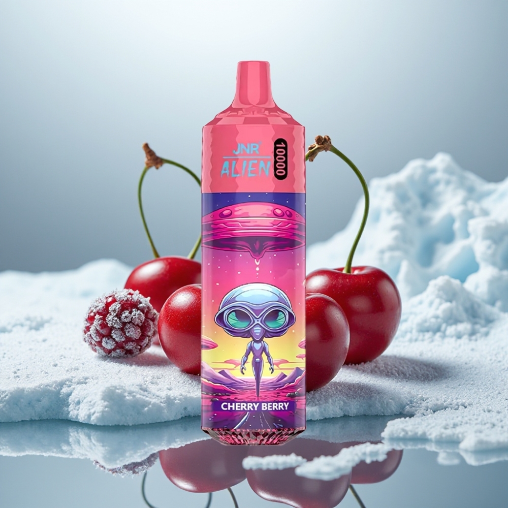 JNR Alien 10000 Puffs Cereja e Frutas Silvestres 20ml RGB JNR Alien 10000 Puffs Cereja e Frutas Silvestres 20ml RGB