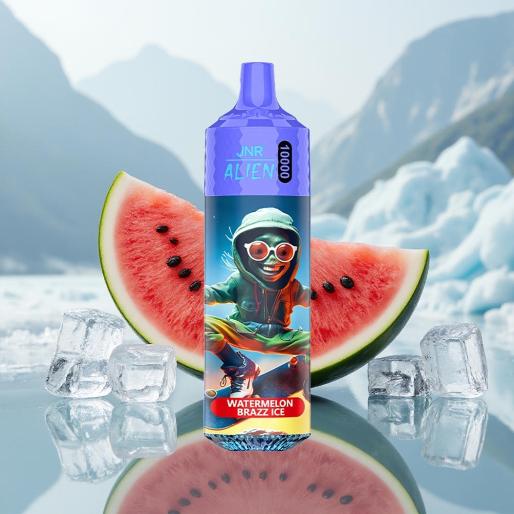 JNR Alien 10000 Puffs Disposable Vape Melancia Brazz Ice 20ml RGB JNR Alien 10000 Puffs Disposable Vape Melancia Brazz Ice 20ml RGB
