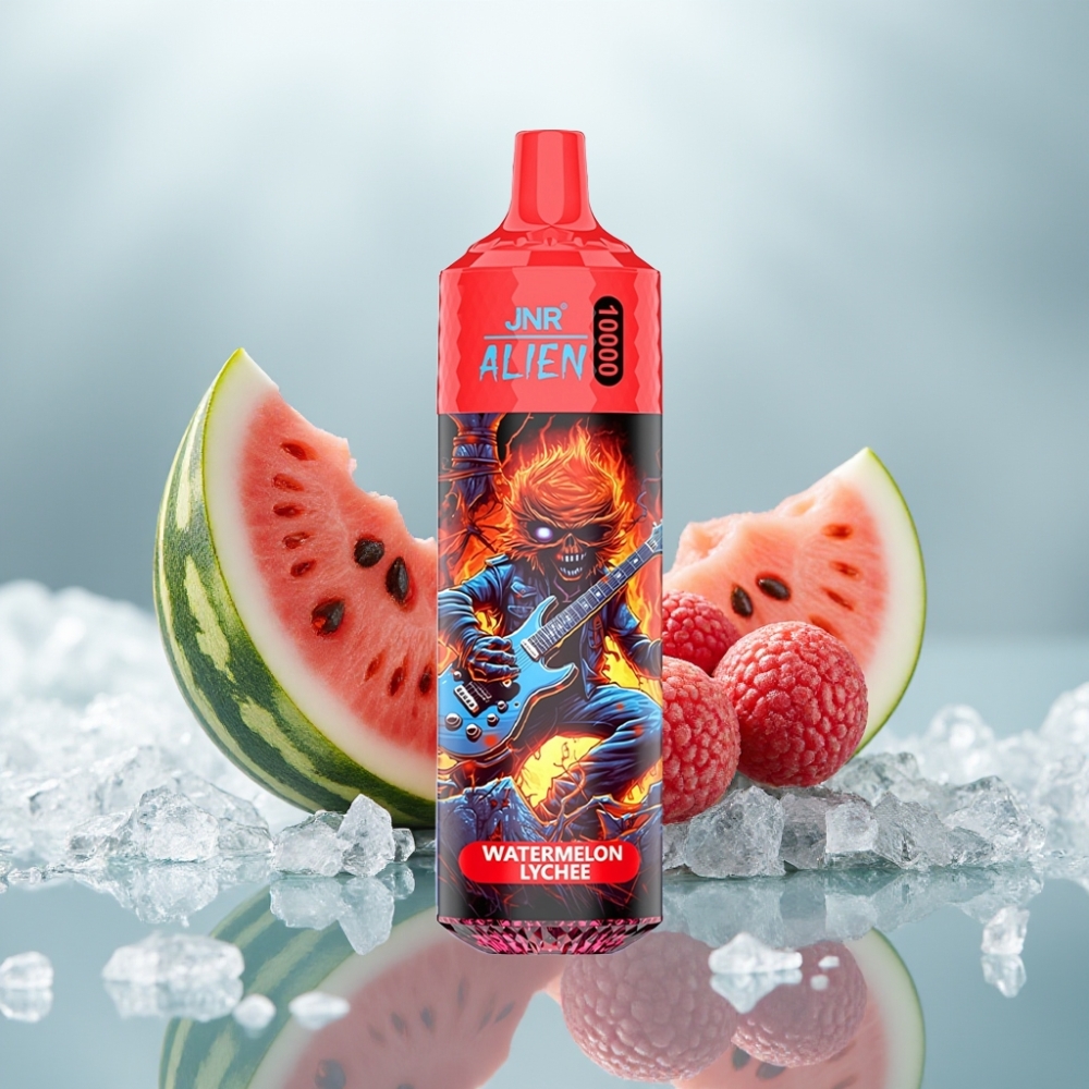 JNR Alien 10000 Puffs Disposable Vape Melancia Lichia 850mAh Tipo-C JNR Alien 10000 Puffs Disposable Vape Melancia Lichia 850mAh Tipo-C