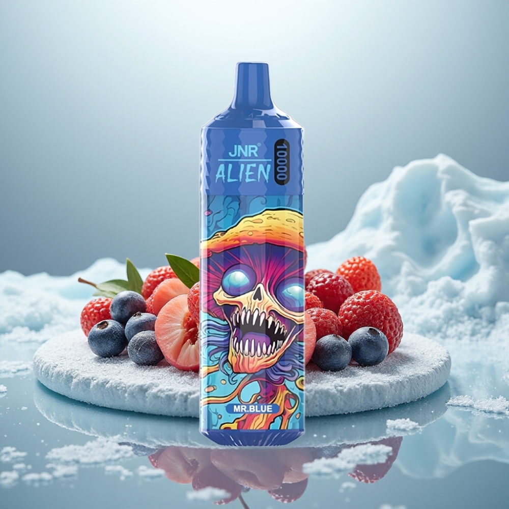 JNR Alien 10000 Puffs Disposable Vape Sr. Azul 850mAh 20ml