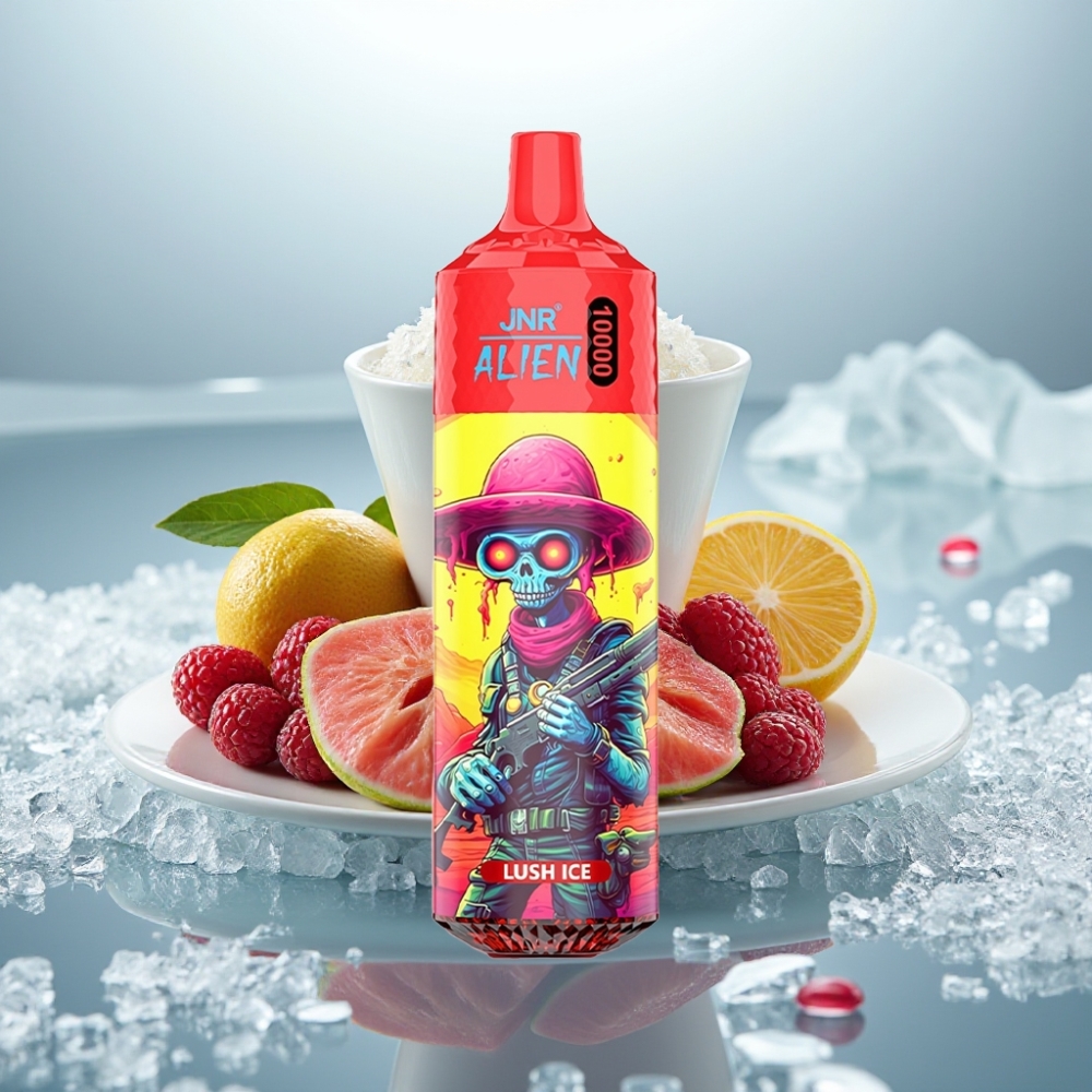 JNR Alien 10000 Puffs Gelo Refrescante Design Esportivo LED RGB Tipo-C