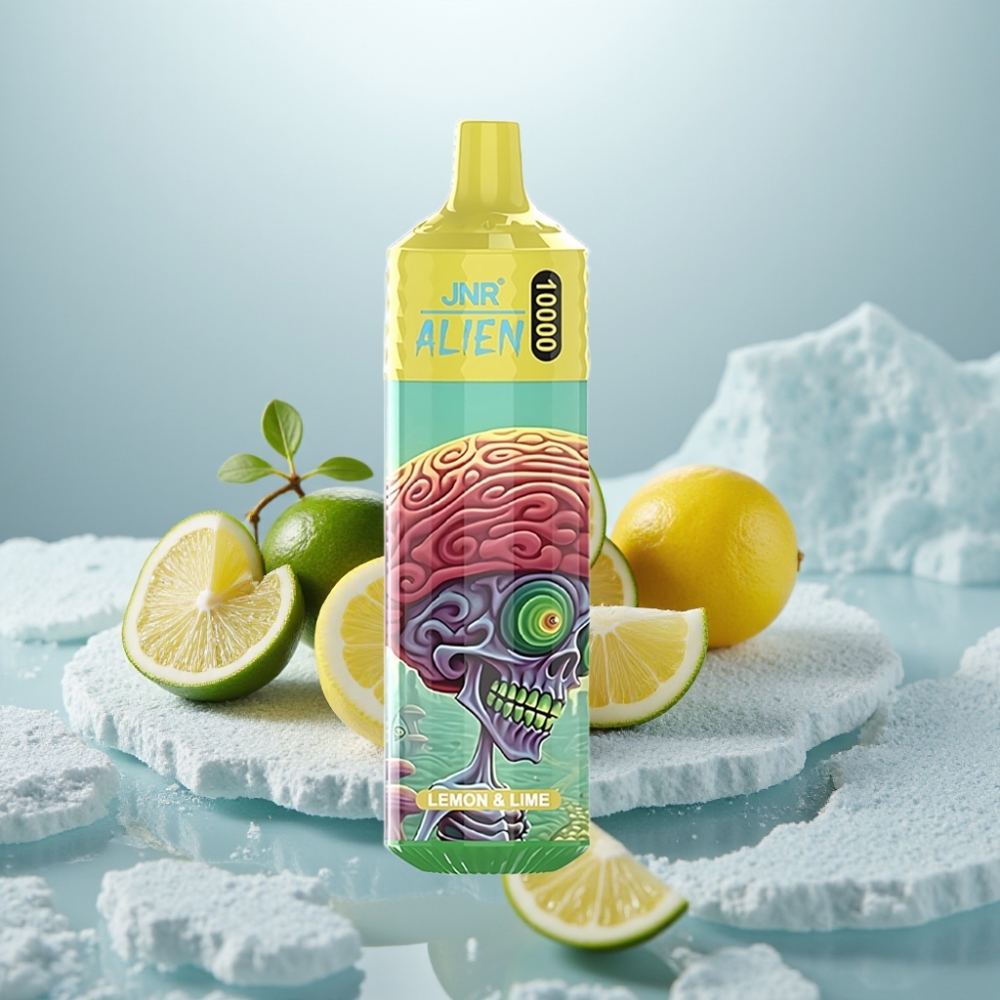 JNR Alien 10000 Puffs Limão & Lima 850mAh RGB