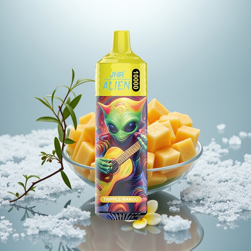 JNR Alien 10000 Puffs Triplo manga Tipo-C Carga Rápida RGB