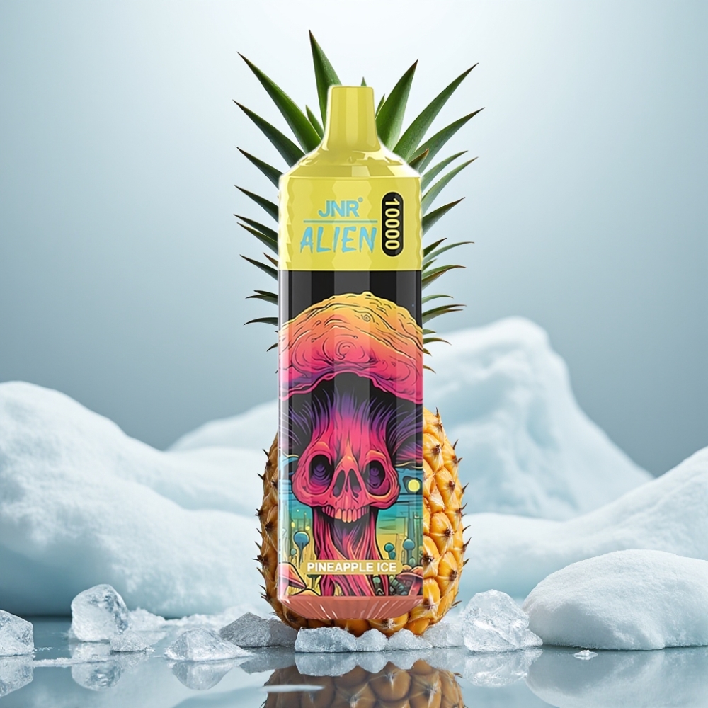 JNR Alien 10000 Puffs Vape Abacaxi Gelo Capacidade Bateria 850mAh