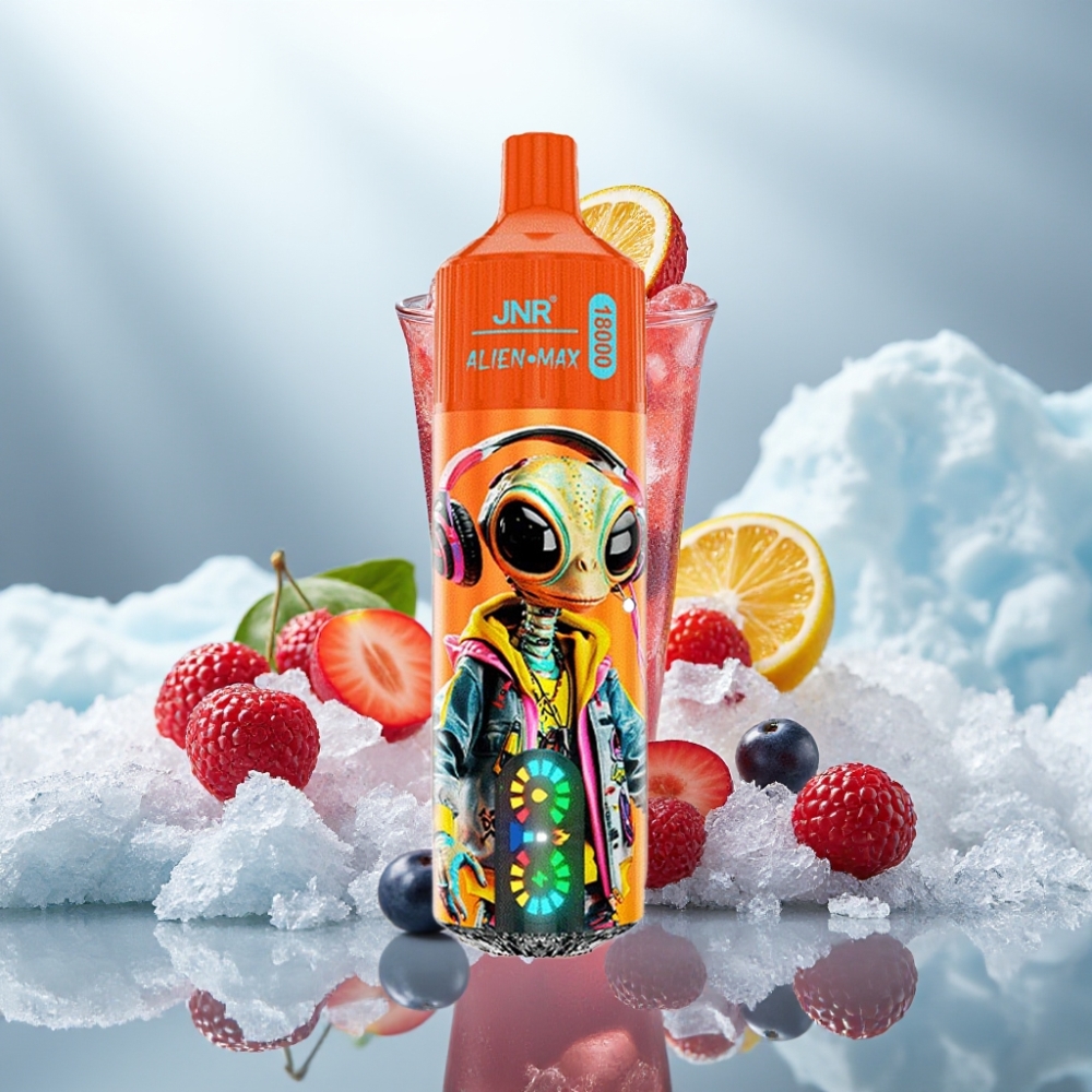 JNR Alien Max 18000 Puffs Disposable Vape Cereja Cola Fizzy Display LED Inteligente JNR Alien Max 18000 Puffs Disposable Vape Cereja Cola Fizzy Display LED Inteligente