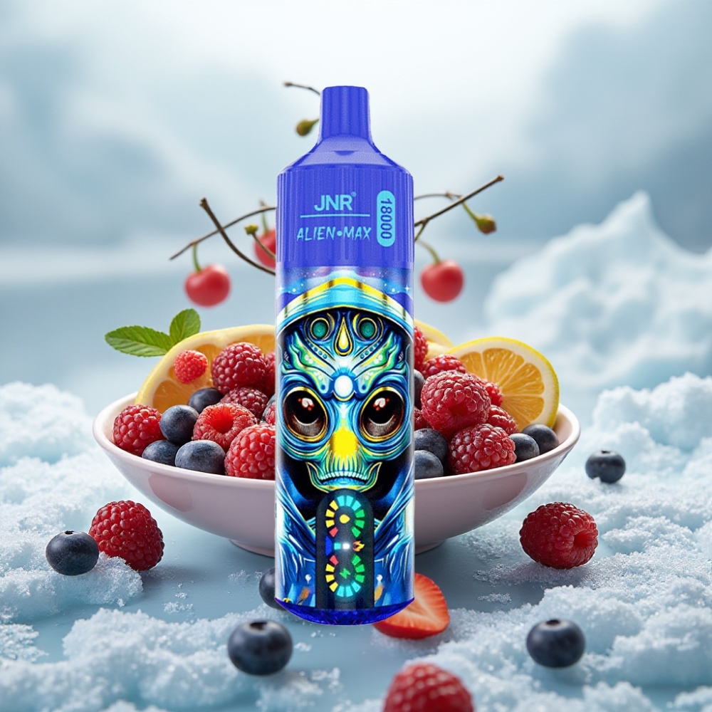JNR Alien Max 18000 Puffs Disposable Vape Frutas Silvestres LED Inteligente Tipo-C JNR Alien Max 18000 Puffs Disposable Vape Frutas Silvestres LED Inteligente Tipo-C