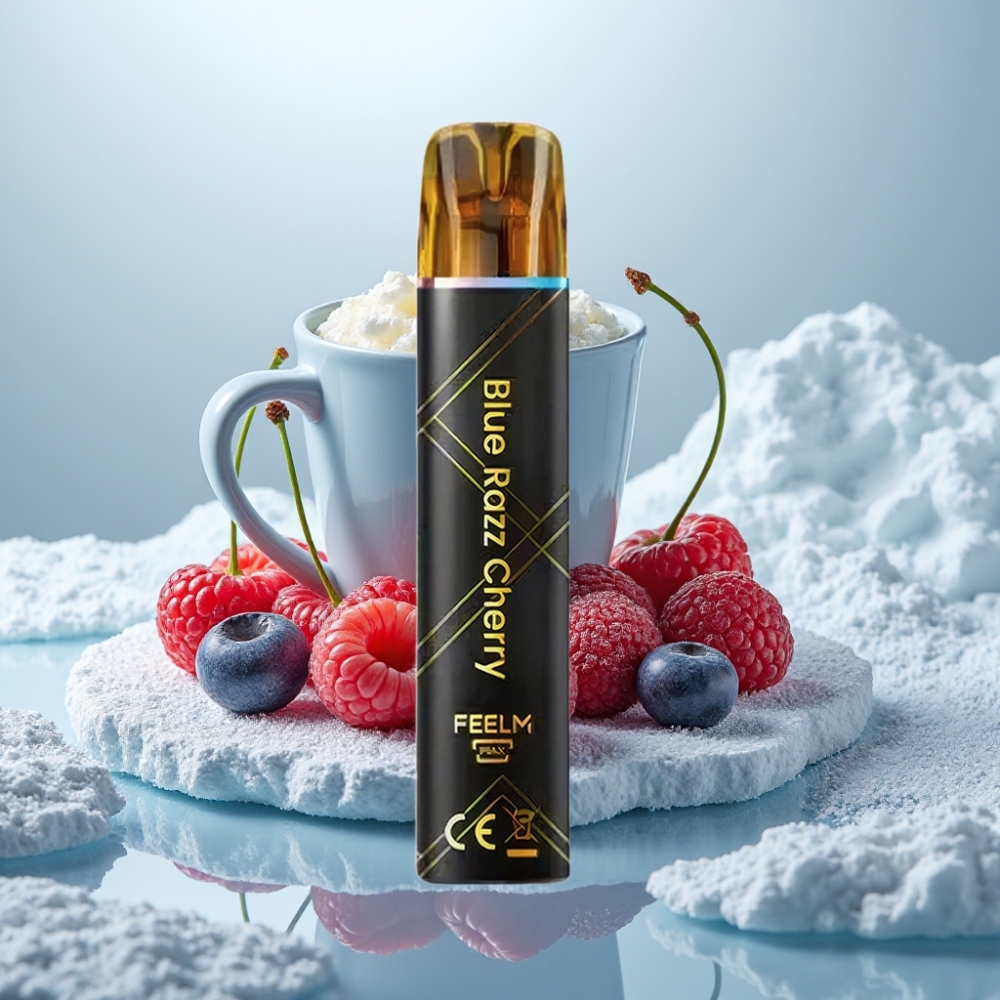 JNR Black&Golden 800 Puffs Disposable Vape Blue Razz Cereja Capacidade 2ml JNR Black&Golden 800 Puffs Disposable Vape Blue Razz Cereja Capacidade 2ml