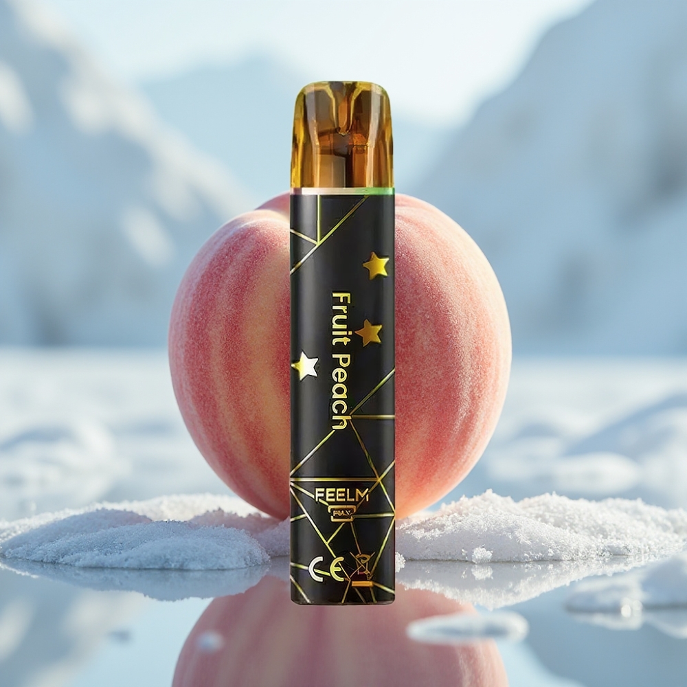 JNR Black&Golden 800 Puffs Disposable Vape Pêssego Fruta 550mAh 2ml TPD JNR Black&Golden 800 Puffs Disposable Vape Pêssego Fruta 550mAh 2ml TPD