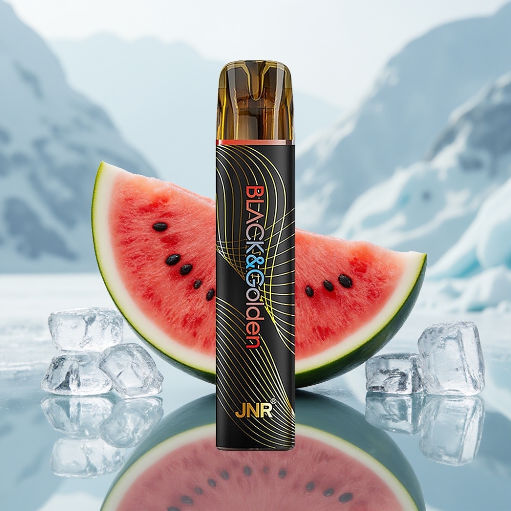 JNR Black&Golden 800 Puffs Melancia Gelo Capacidade da Bateria 550mAh