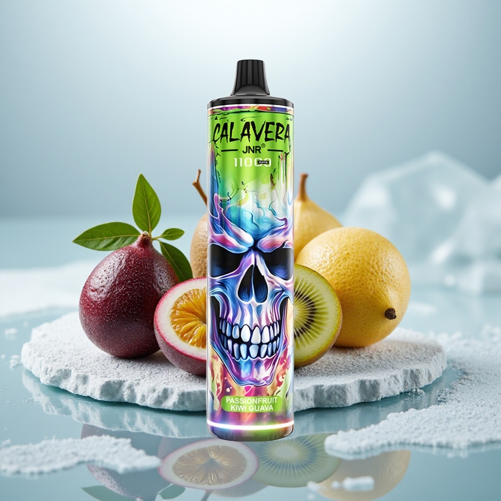 JNR Calavera 11000 Puffs Disposable Vape Maracujá Kiwi Goiaba Carregamento Tipo-C 850mAh JNR Calavera 11000 Puffs Disposable Vape Maracujá Kiwi Goiaba Carregamento Tipo-C 850mAh