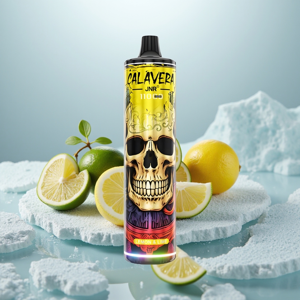 JNR Calavera 11000 Puffs Limão & Lima Tipo-C Recarregável JNR Calavera 11000 Puffs Limão & Lima Tipo-C Recarregável