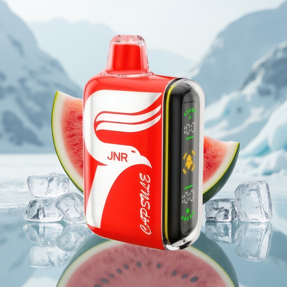 JNR Capsule 15000 Puffs Disposable Vape Melancia Gelo E-liquid 20ml Dual Mesh Coil JNR Capsule 15000 Puffs Disposable Vape Melancia Gelo E-liquid 20ml Dual Mesh Coil