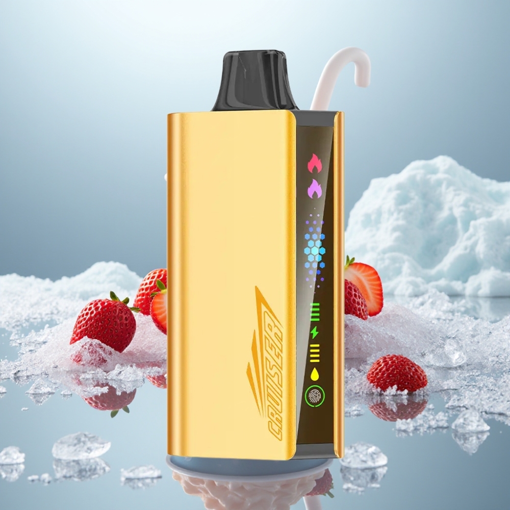 JNR Cruiser 12000 Puffs Chupa Chups Morango Vape Descartável Sem Recarga Tela Animada JNR Cruiser 12000 Puffs Chupa Chups Morango Vape Descartável Sem Recarga Tela Animada