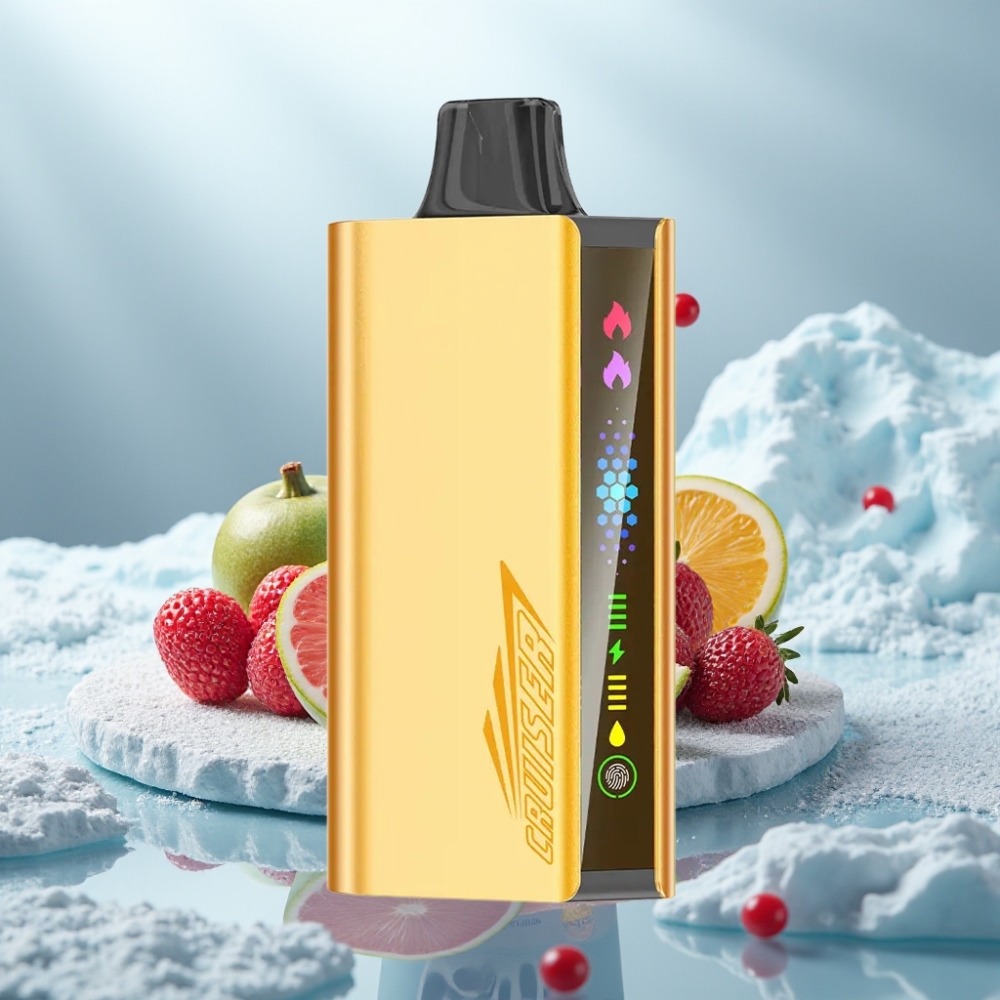 JNR Cruiser 12000 Puffs Fanta Gelada Vape Descartável Sem Recarga Corpo de Metal JNR Cruiser 12000 Puffs Fanta Gelada Vape Descartável Sem Recarga Corpo de Metal