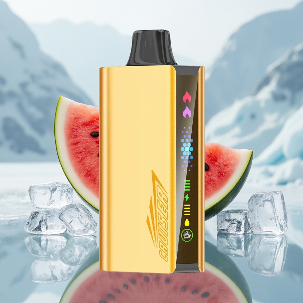 JNR Cruiser 12000 Puffs Melancia Gelada Vape Descartável Sem Recarga 3500mAh JNR Cruiser 12000 Puffs Melancia Gelada Vape Descartável Sem Recarga 3500mAh