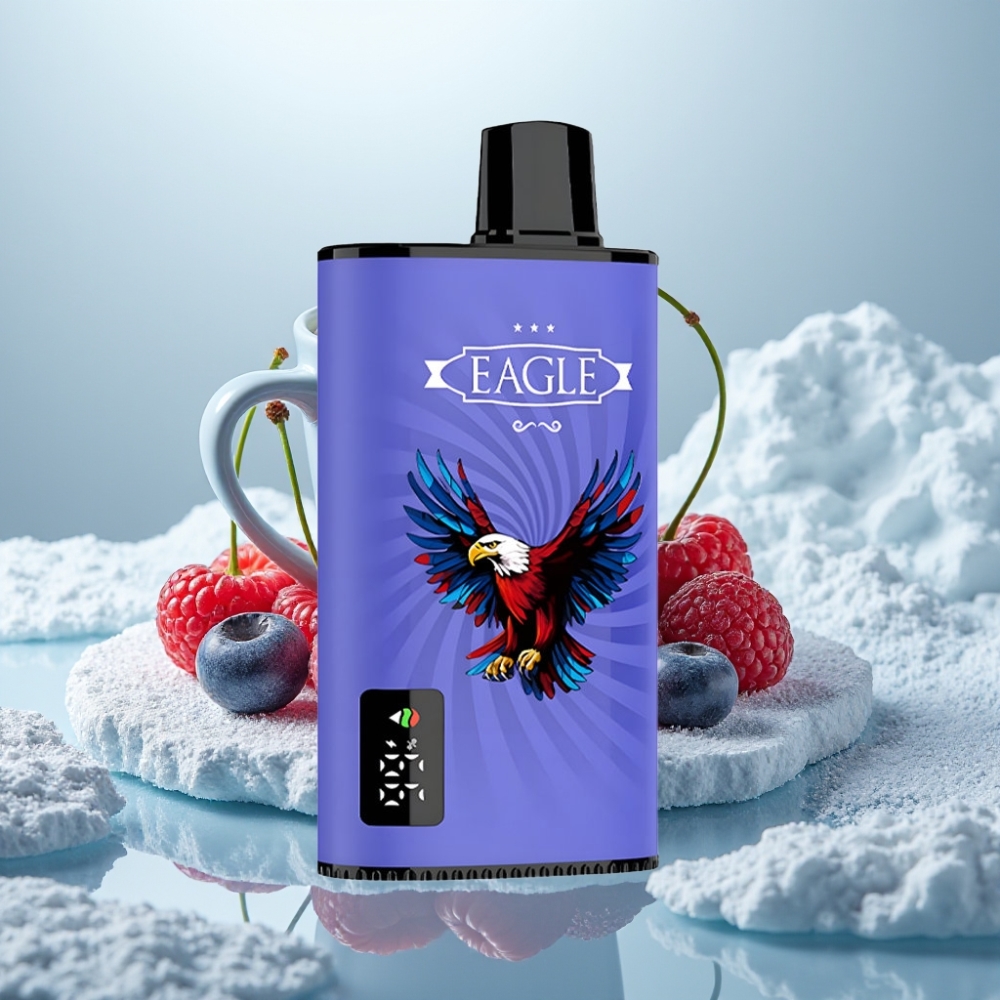 JNR EAGLE Smart 23000 Puffs Disposable Vape Blue Razz Cereja Tela Digital 25ml JNR EAGLE Smart 23000 Puffs Disposable Vape Blue Razz Cereja Tela Digital 25ml