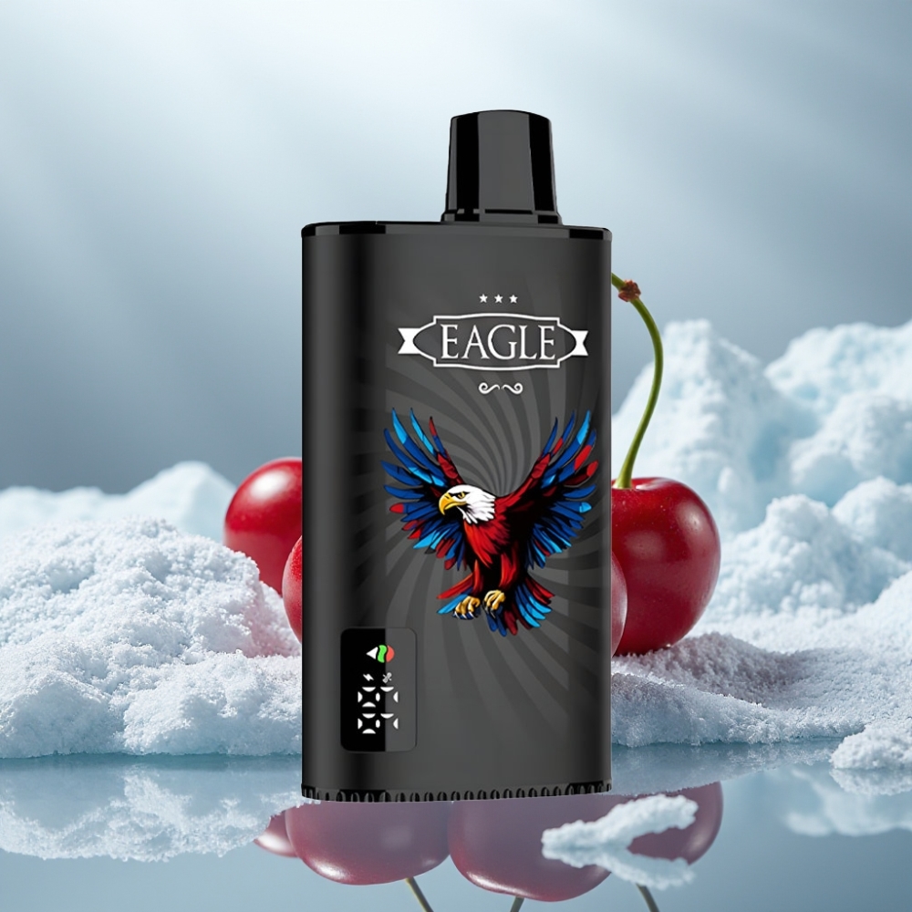JNR EAGLE Smart 23000 Puffs Disposable Vape Cereja Cola Tela Digital 750mAh JNR EAGLE Smart 23000 Puffs Disposable Vape Cereja Cola Tela Digital 750mAh