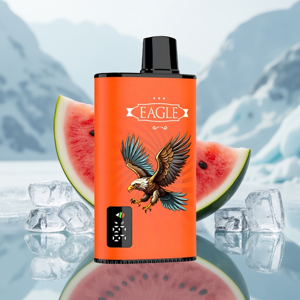 JNR EAGLE Smart 23000 Puffs Disposable Vape Melancia Gelo Tela Digital 25ml JNR EAGLE Smart 23000 Puffs Disposable Vape Melancia Gelo Tela Digital 25ml