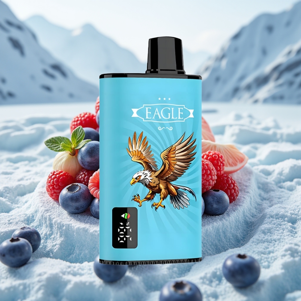JNR EAGLE Smart 23000 Puffs Disposable Vape Mirtilo Framboesa Azeda Tela Digital 1.0ohm JNR EAGLE Smart 23000 Puffs Disposable Vape Mirtilo Framboesa Azeda Tela Digital 1.0ohm