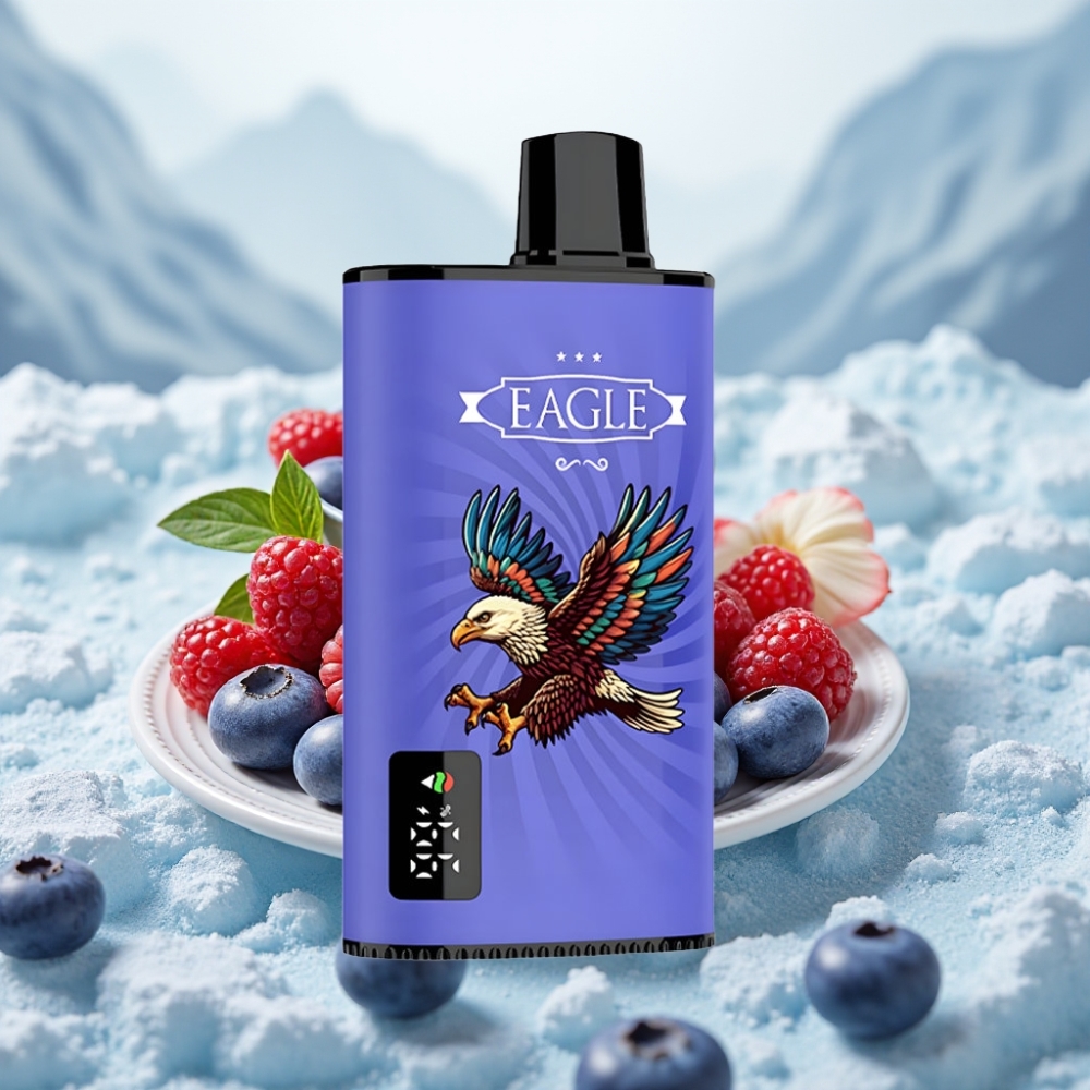 JNR EAGLE Smart 23000 Puffs Disposable Vape Mirtilo Framboesa Cereja Tela Digital 750mAh JNR EAGLE Smart 23000 Puffs Disposable Vape Mirtilo Framboesa Cereja Tela Digital 750mAh