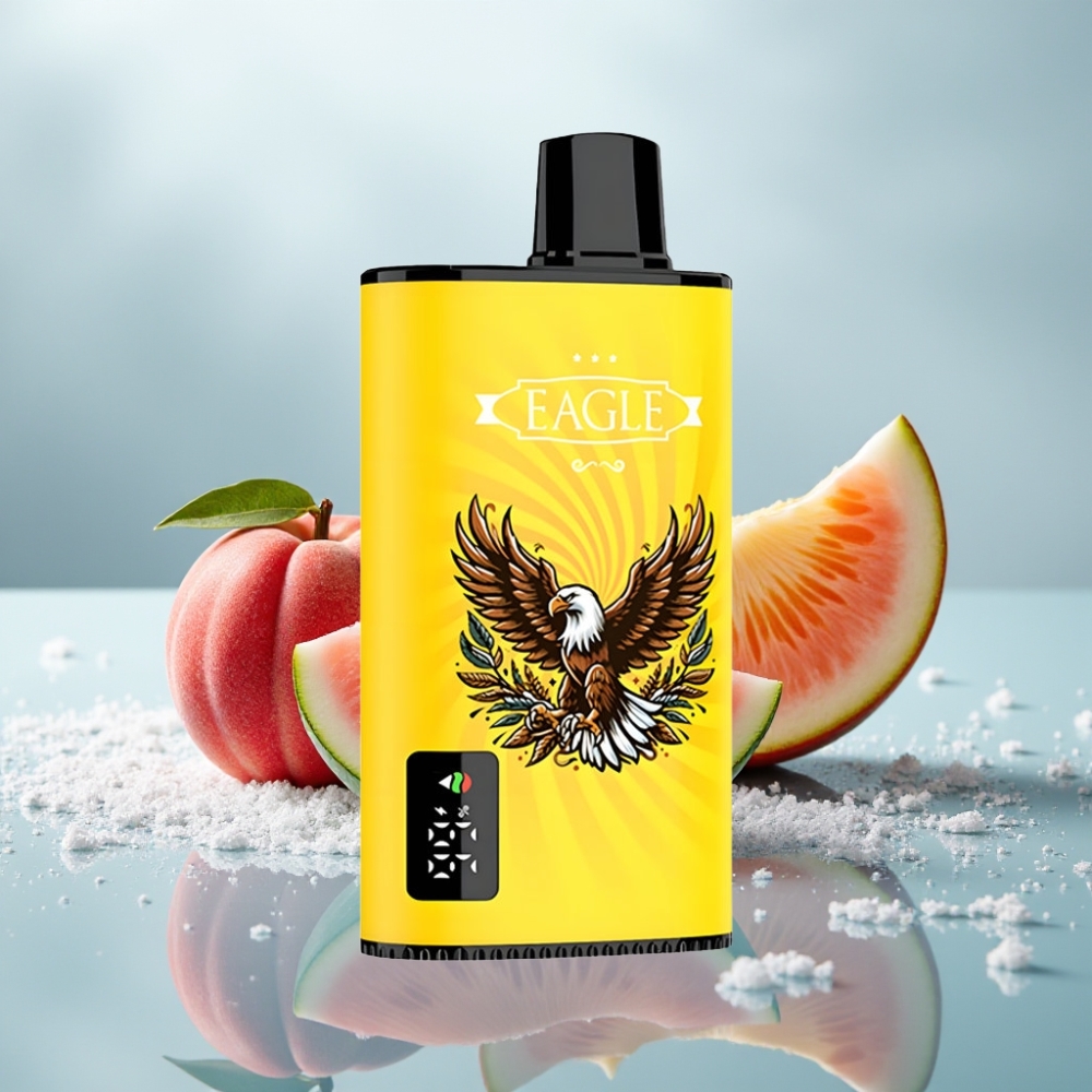 JNR EAGLE Smart 23000 Puffs Pêssego Manga Melancia Tela Digital 1.0ohm Mesh Coil