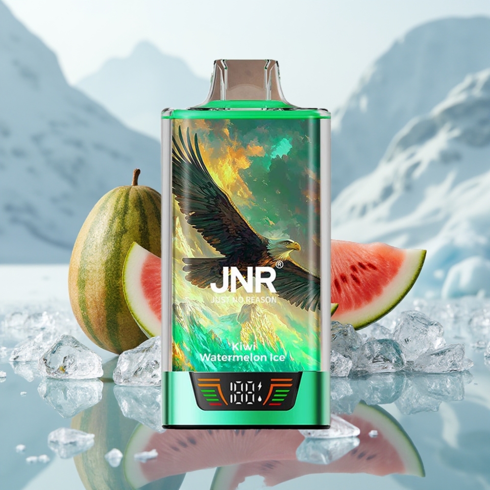 JNR Falcon Pro 28000 Disposable Vape Kiwi Melancia Gelo Capacidade 30ml 950mAh JNR Falcon Pro 28000 Disposable Vape Kiwi Melancia Gelo Capacidade 30ml 950mAh