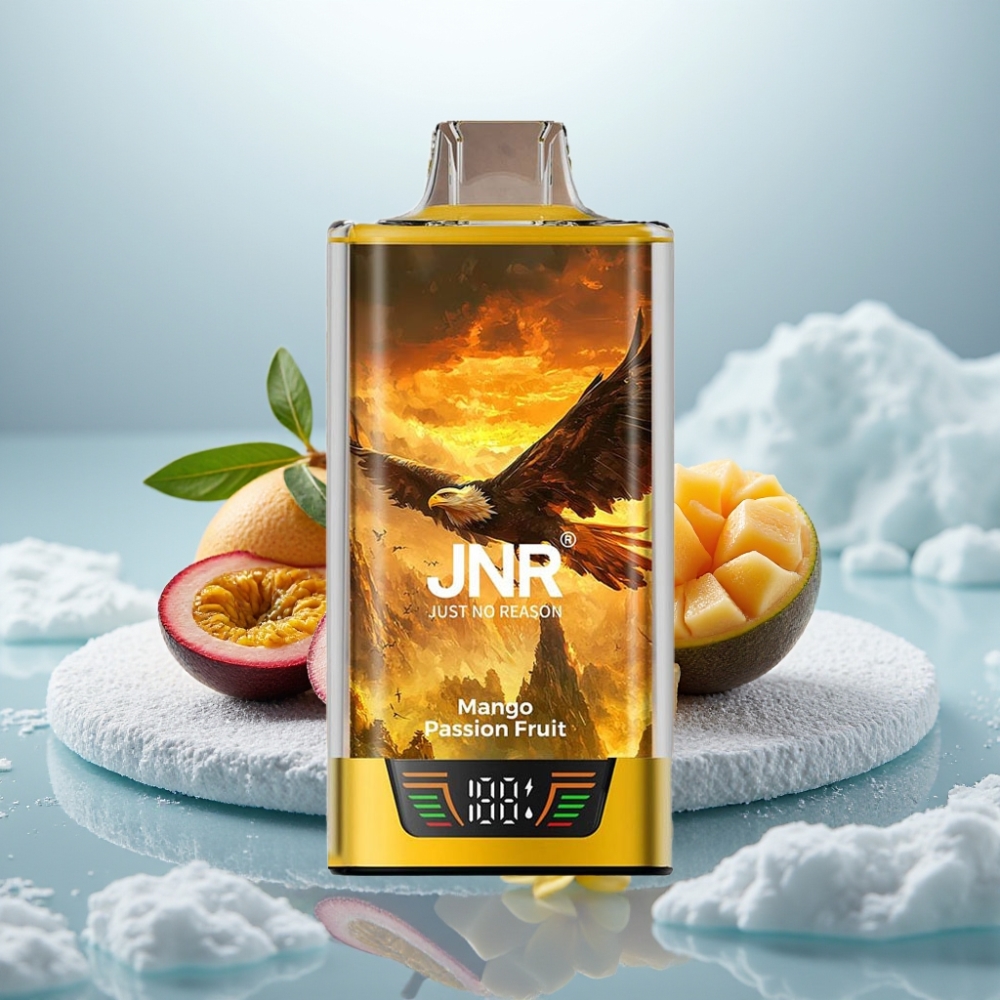 JNR Falcon Pro 28000 Disposable Vape Manga Maracujá 30ml Pré-Carregado JNR Falcon Pro 28000 Disposable Vape Manga Maracujá 30ml Pré-Carregado
