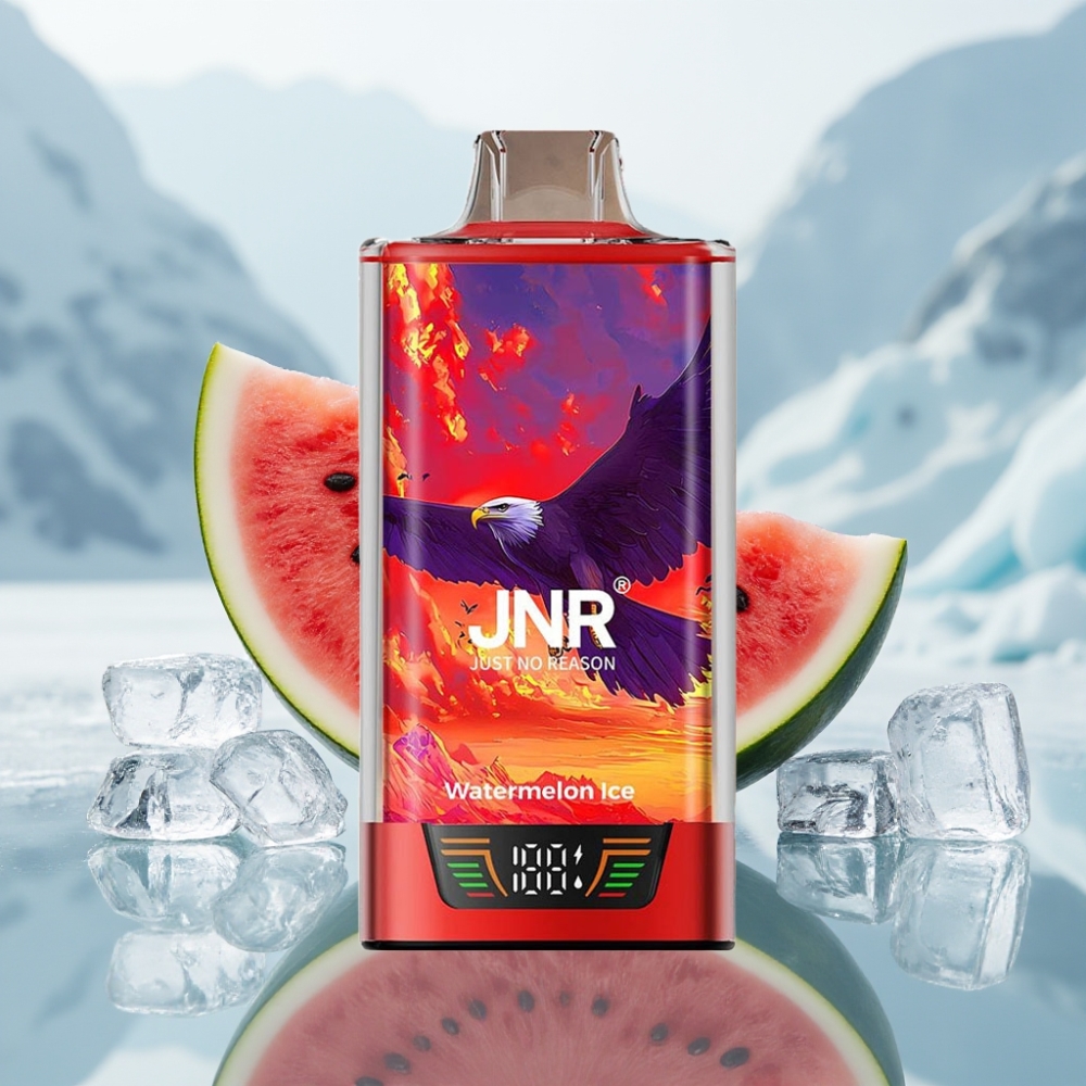 JNR Falcon Pro 28000 Disposable Vape Melancia Gelo com 30ml e USB Type-C JNR Falcon Pro 28000 Disposable Vape Melancia Gelo com 30ml e USB Type-C